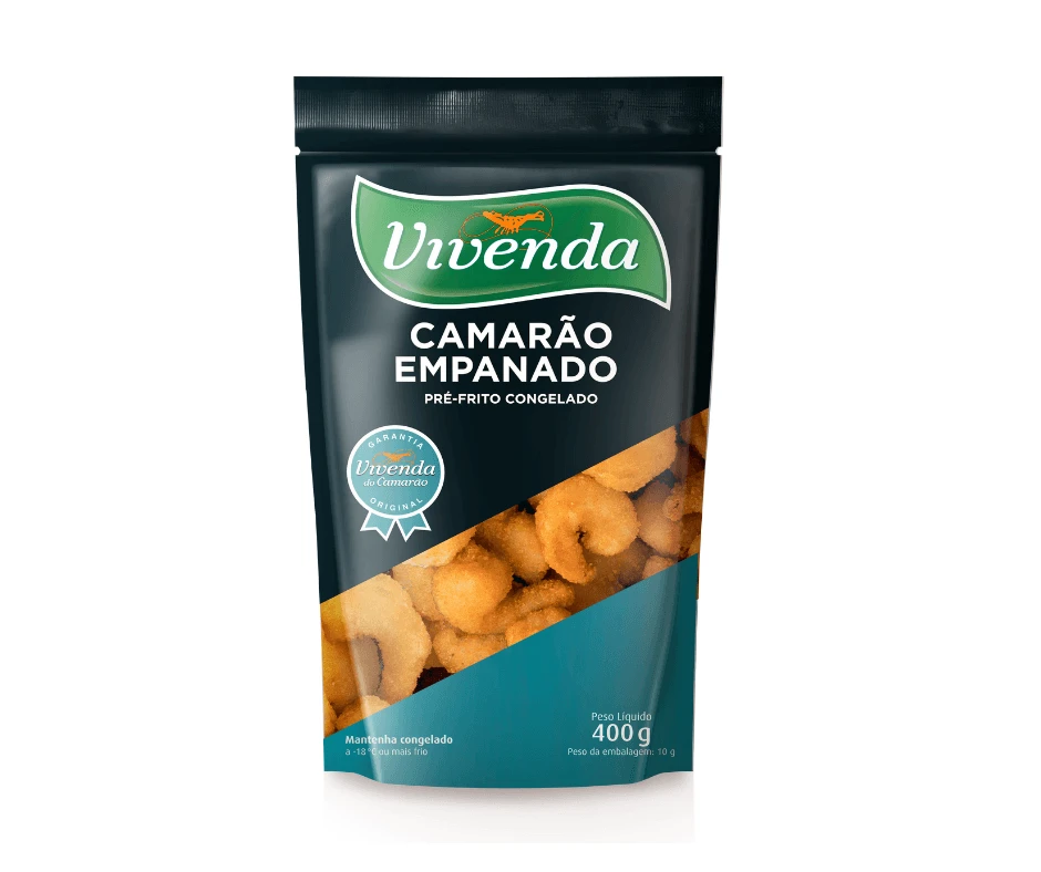 Camarão Empanado à Dorê Vivenda do Camarão 200g