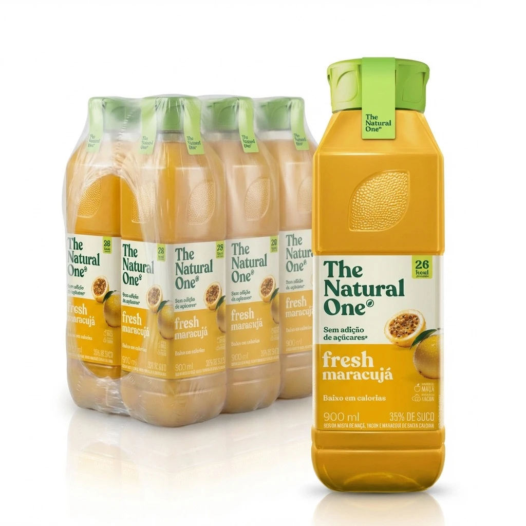 Suco de Maracujá Natural One Fresh 900ml (Pack com 6 Unidades)
