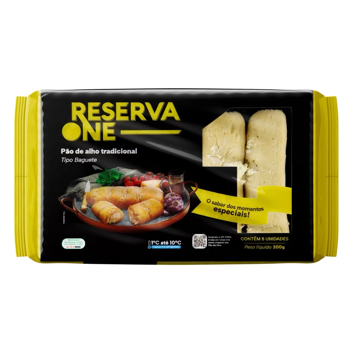 Pão de Alho Reserva One Gourmet 400g (Pacote)