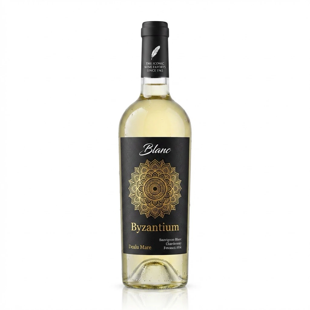 Vinho Byzantium Blanc Branco Seco 750ml (Romeno)