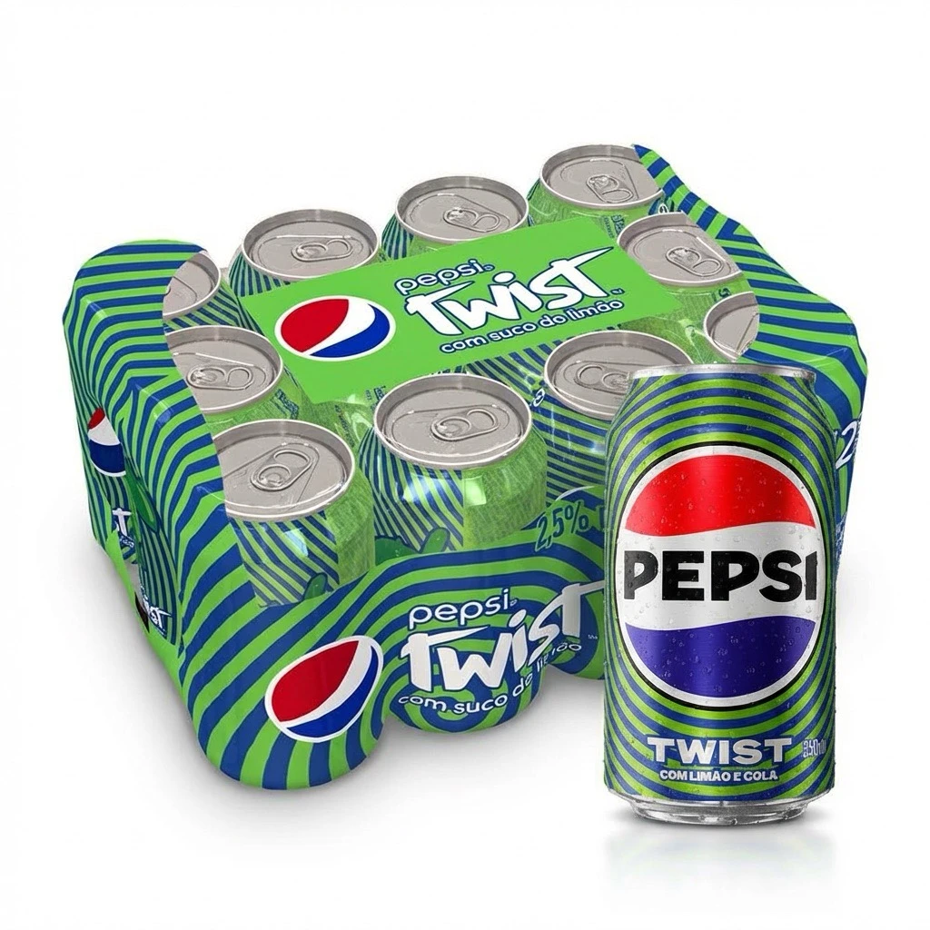 Pepsi Twist Limão 350ml (Pack com 12 Latas)