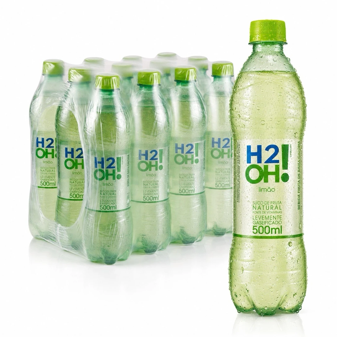 H2OH Limão 500ml (Pack com 12 Garrafas)