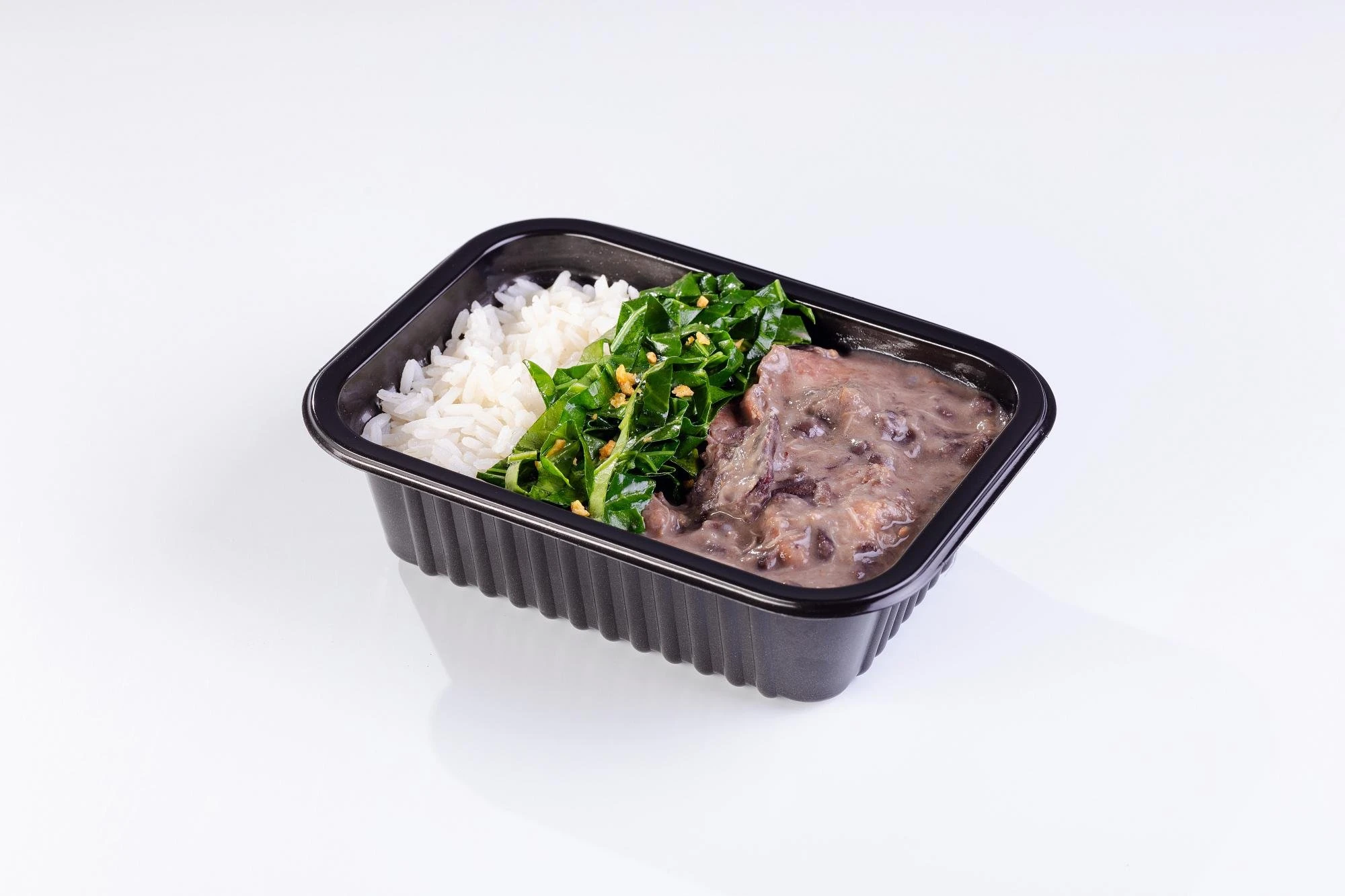 Marmita de Feijoada com Arroz e Couve Congelada Corada 300g