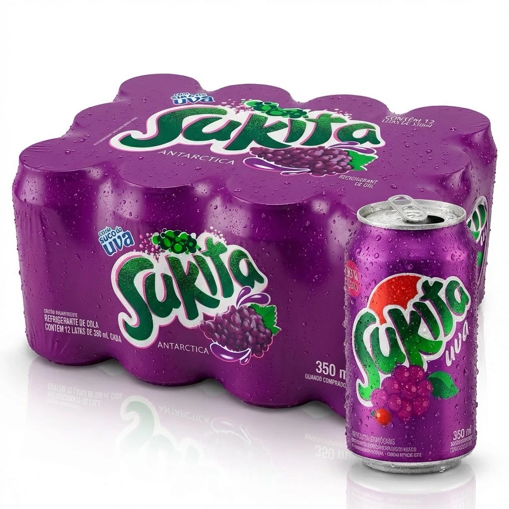 Sukita Uva 350ml (Pack com 12 Latas)