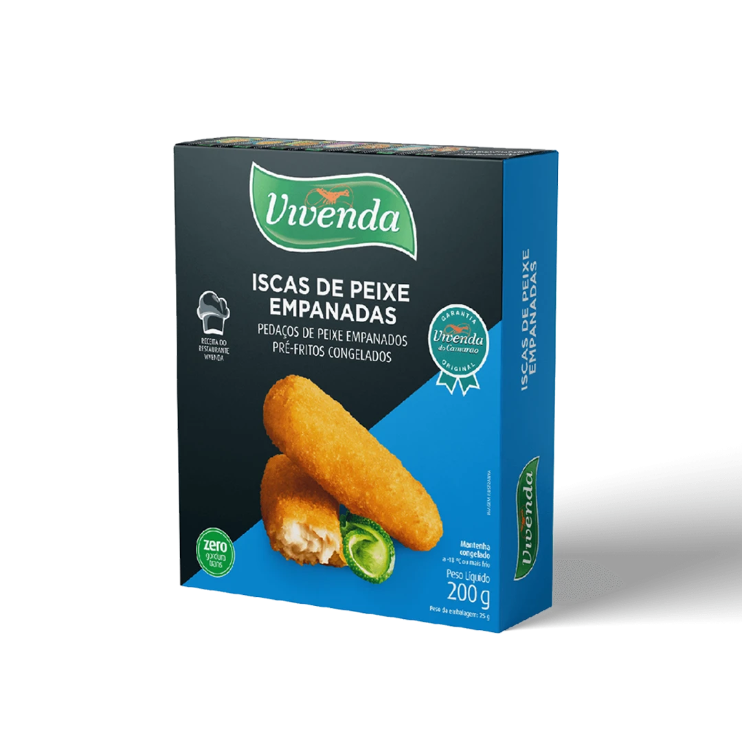 Iscas de Peixe Panga Vivenda do Camarão 200g