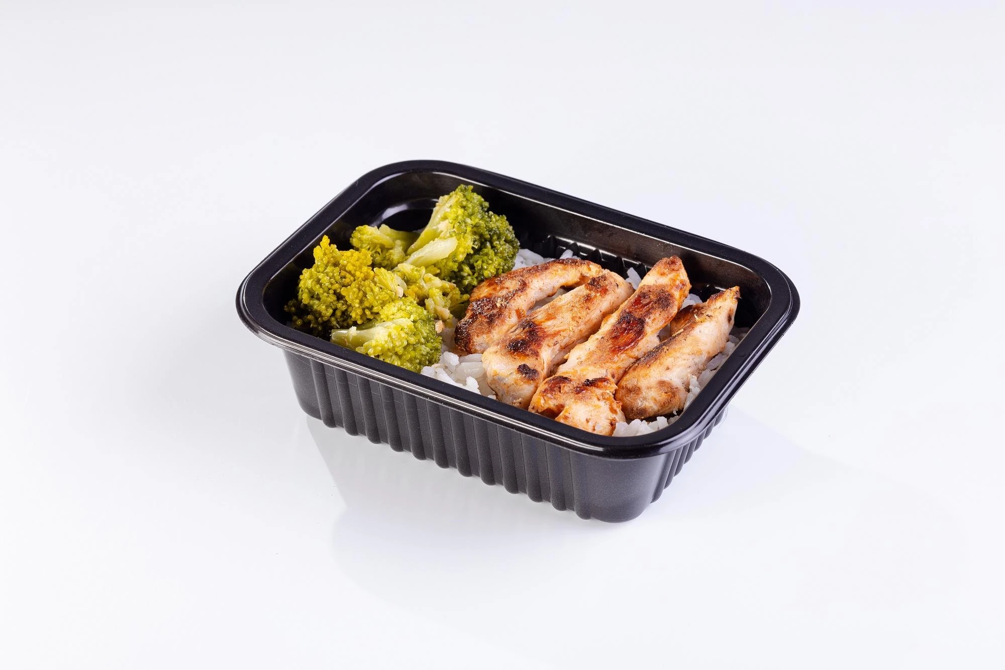 Marmita de Isca de Frango com Arroz e Brócolis Corada 300g