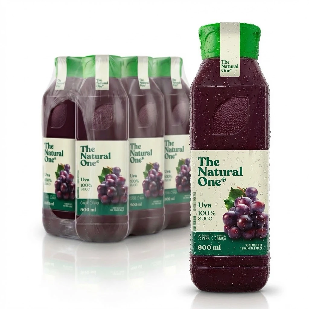Suco de Uva Natural One 900ml (Pack com 6 Unidades)
