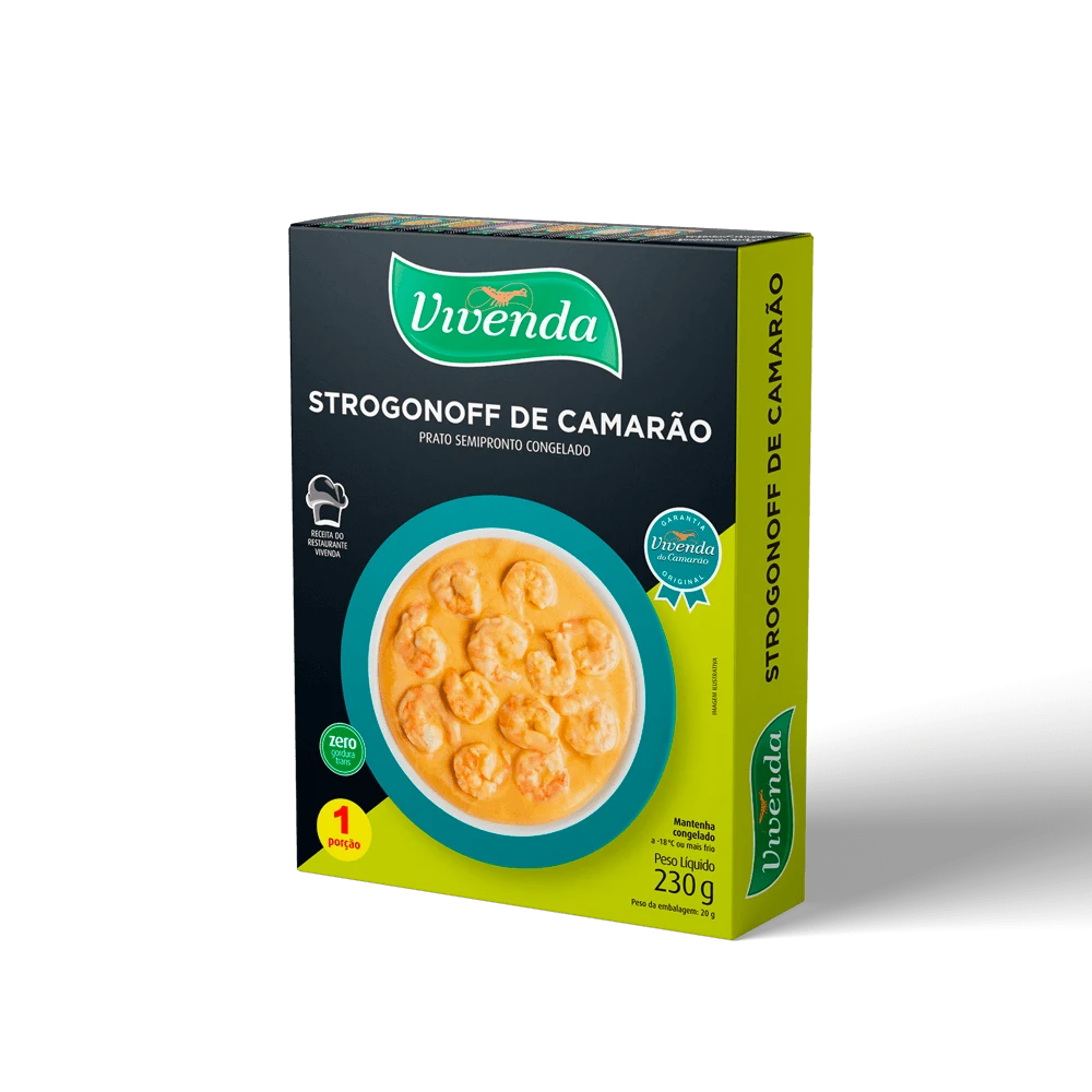Strogonoff de Camarão Vivenda do Camarão 230g