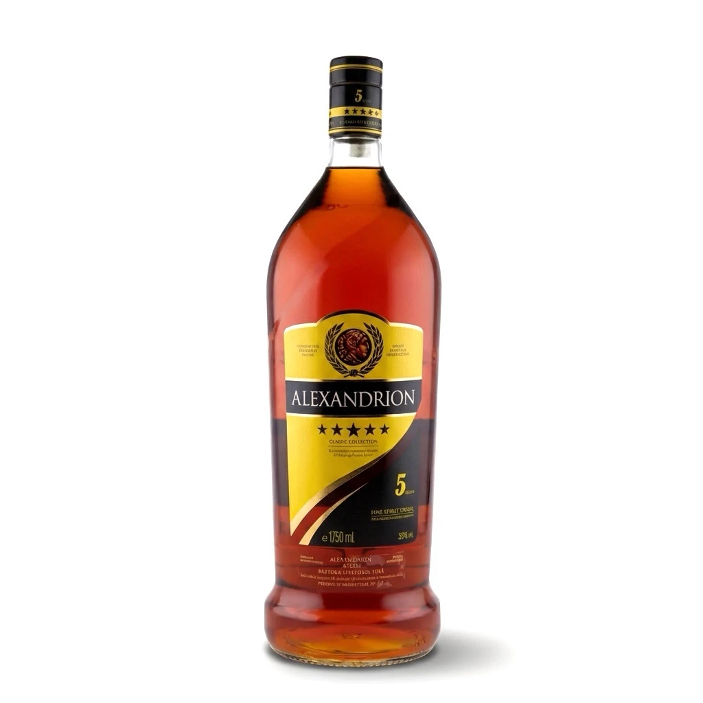 Brandy Alexandrion 5 Stars Destilado Romeno 1,75L