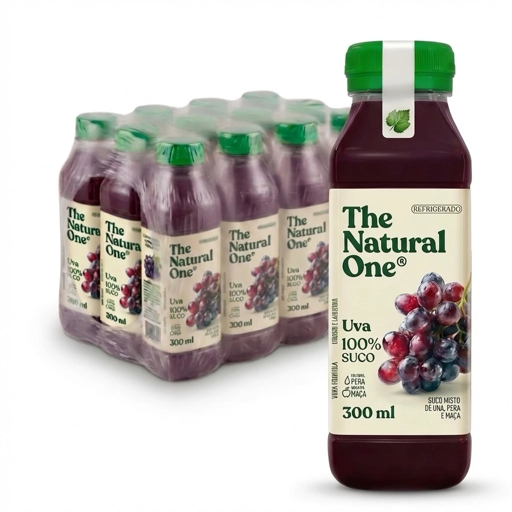 Suco de Uva Natural One 300ml (Pack com 12 Unidades)