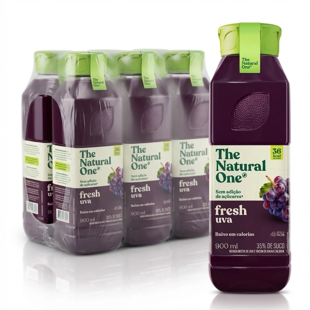 Suco de Uva Natural One Fresh 900ml (Pack com 6 Unidades)