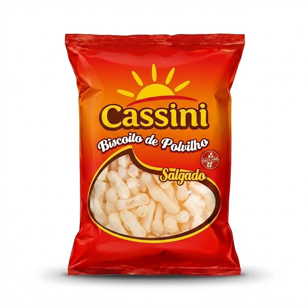 Biscoito de Polvilho Tradicional Sal Cassini 40g (Unitário)